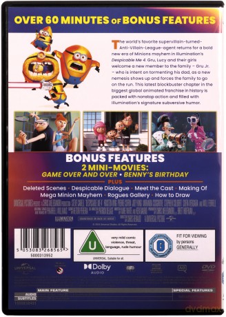 Despicable Me 4 (Gru i Minionki: Pod przykrywką) [DVD]