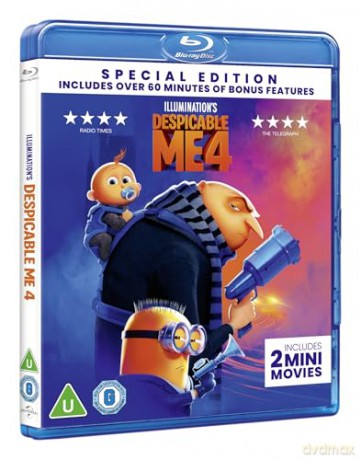 Despicable Me 4 (Gru i Minionki: Pod przykrywką) [Blu-Ray]