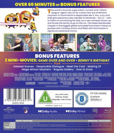 Despicable Me 4 (Gru i Minionki: Pod przykrywką) [Blu-Ray]