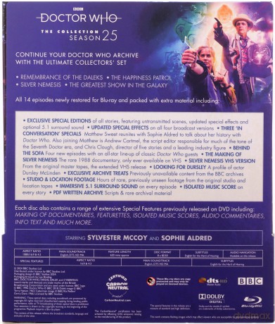 Doctor Who: The Collection Season 25 Limited Edition [8xBlu-Ray]