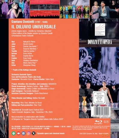 Gaetano Donizetti: Il Diluvio Universale [Blu-Ray]