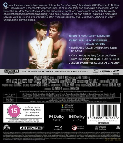 Ghost (Uwierz w ducha) [Blu-Ray 4K]+[Blu-Ray]