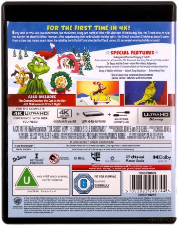 How The Grinch Stole Christmas (Grinch: Świąt nie będzie) [Blu-Ray 4K]+[Blu-Ray]