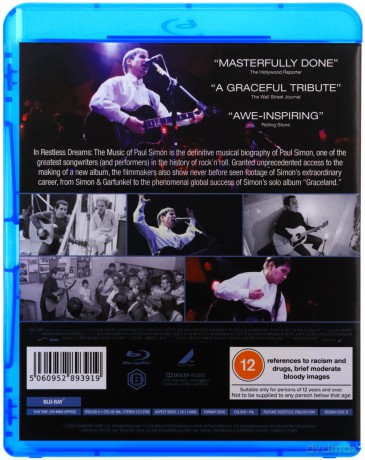 In Restless Dreams: The Music Of Paul Simon [Blu-Ray]