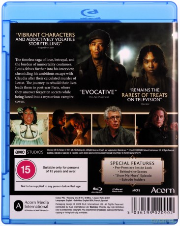Interview With The Vampire: Season 2 (Wywiad z wampirem) [3xBlu-Ray]