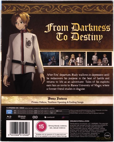 Mushoku Tensei: Jobless Reincarnation - Season 2 Part 1 [2xBlu-Ray]