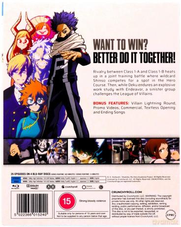 My Hero Academia - Complete Season 5 (Akademia bohaterów) [4xBlu-Ray]