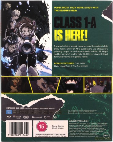 My Hero Academia - Season 6 Part 2 (Akademia bohaterów) [2xBlu-Ray]