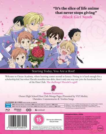 Ouran High School Host Club - Complete Series [3xBlu-Ray]