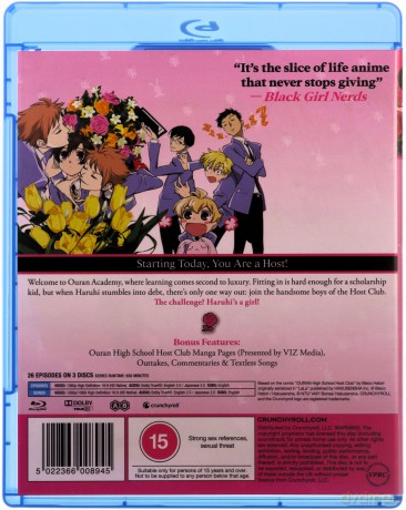 Ouran High School Host Club - Complete Series [3xBlu-Ray]