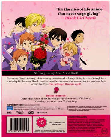 Ouran High School Host Club - Complete Series [3xBlu-Ray]