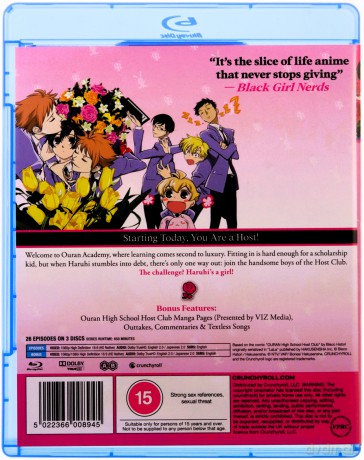 Ouran High School Host Club - Complete Series [3xBlu-Ray]