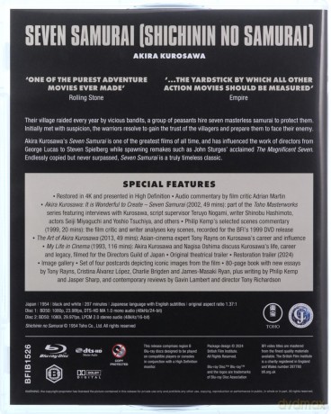 Seven Samurai (Siedmiu samurajów) [2xBlu-Ray]
