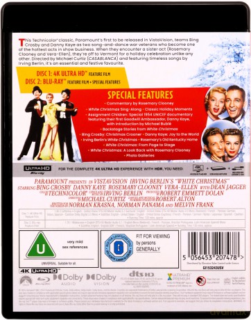 White Christmas (Białe Boże Narodzenie) [Blu-Ray 4K]+[Blu-Ray]