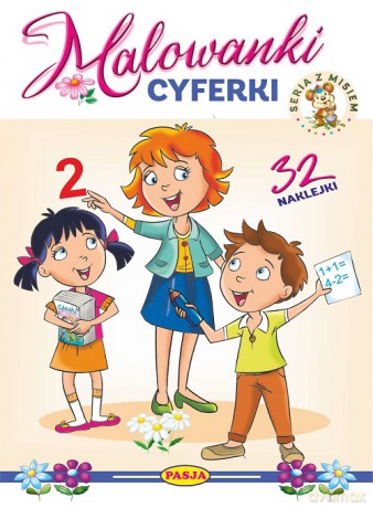 Cyferki. Malowanki. Seria z misiem - Włodzimierz Kruszewski, Ernest Błędowski [KSIĄŻKA]