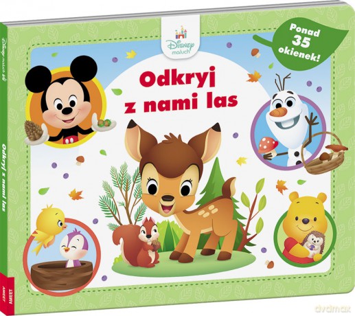 Disney Maluch Odkryj z nami las OK-9202 [KSIĄŻKA]