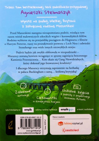 Kamień przeznaczenia. Mazurscy w podróży (Tom 3) - Agnieszka Stelmaszczyk [KSIĄŻKA]