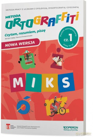 Ortograffiti MIKS Poziom zaawansowany Część 1 Klasy IV-VI [KSIĄŻKA]