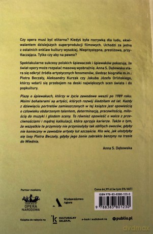 Śpiewacy eksportowi. Sukces polskich artystek i artystów operowych - Anna S. Dębowska [KSIĄŻKA]