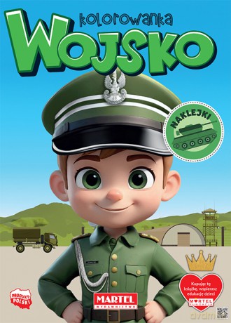 Wojsko. Kolorowanka z naklejkami - Agata Niemirska [KSIĄŻKA]