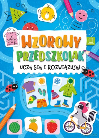 Wzorowy przedszkolak. Uczę się i rozwiązuję! - Katarzyna Łanocha [KSIĄŻKA]