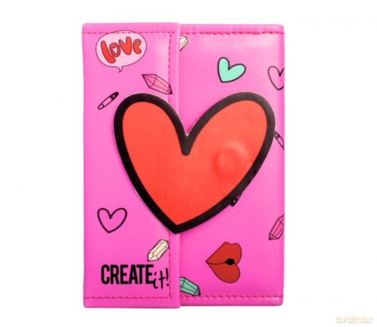 Zestaw do makijażu z sercem Create it!