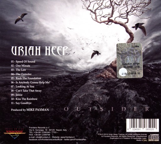 Uriah Heep: Outsider [CD]