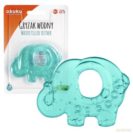 AKUKU Gryzak wodny na ząbkowanie Słoń (a0357)