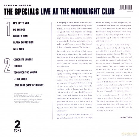 The Specials: Live At The Moonlight Club [WINYL]