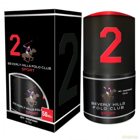 BEVERLY HILLS Polo Club 2 Antyperspirant roll-on dla mężczyzn 50 ml