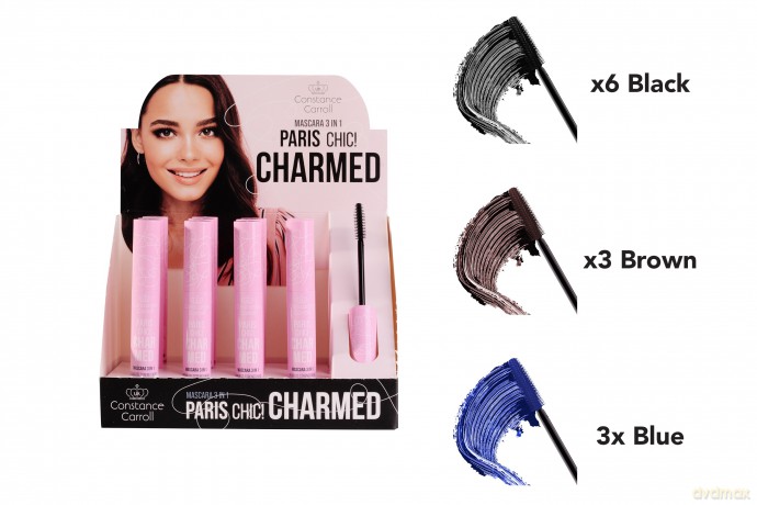 CONSTANCE CARROLL Zestaw Mascara 12xCharmed 6xBlack+3xBlue+3xBrow