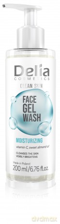 DELIA Clean Skin Żel do mycia nawilżający 200 ml