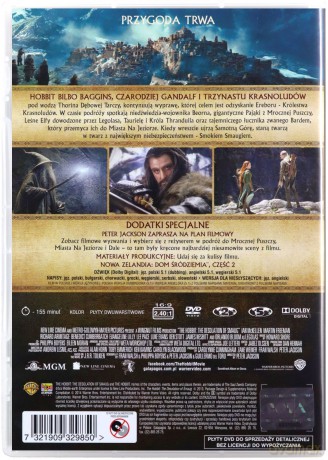 Hobbit: Niezwykła podróż + Pustkowie Smauga Pakiet [4DVD]