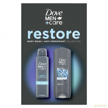 DOVE Men Care Zestaw prezentowy męski deo spray + żel