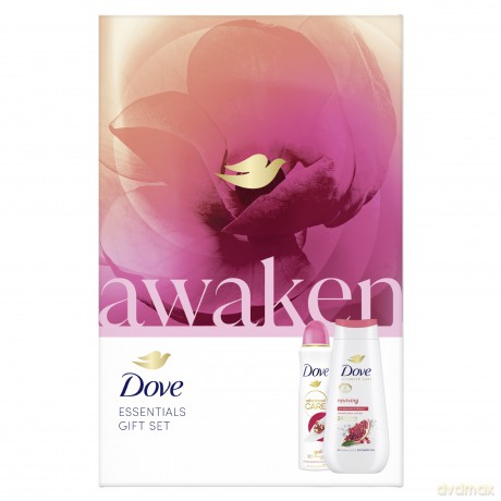 DOVE Zestaw prezentowy damski Reviving Deo spray + żel