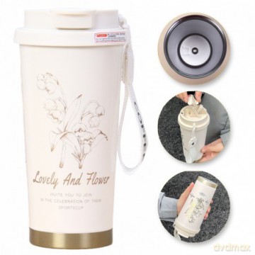 ECARLA Kubek termiczny 550ml BD28WZ1 kremowy