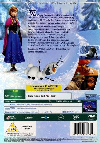 Frozen (Kraina Lodu) [DVD]
