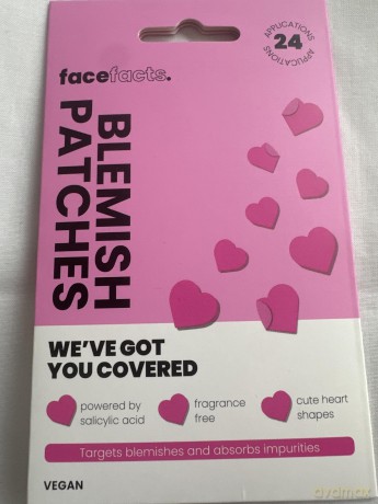 Face Facts Blemish Patches-Hearts plas. n/wypryski