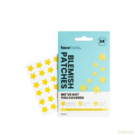 Face Facts Blemish Patches-Stars plas. n/wypryski