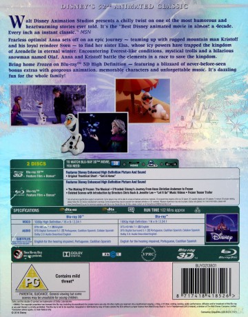 Frozen (Kraina Lodu) [Blu-ray 3D]+[Blu-Ray]