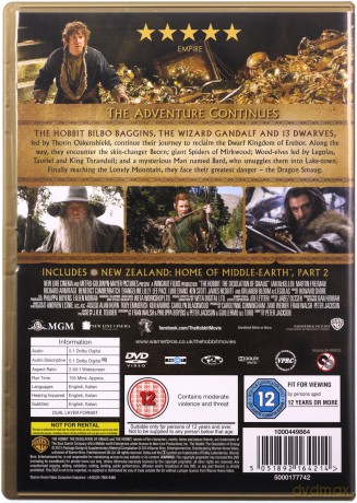 The Hobbit: The Desolation of Smaug (Hobbit: Pustkowie Smauga) [DVD]