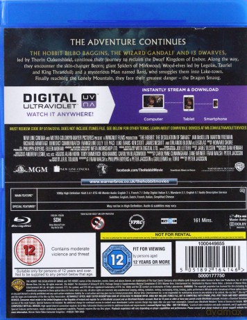 The Hobbit: The Desolation of Smaug (Hobbit: Pustkowie Smauga) [2xBlu-ray]