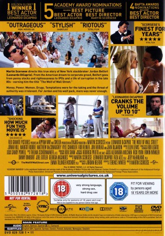 The Wolf of Wall Street (Wilk z Wall Street) [DVD]