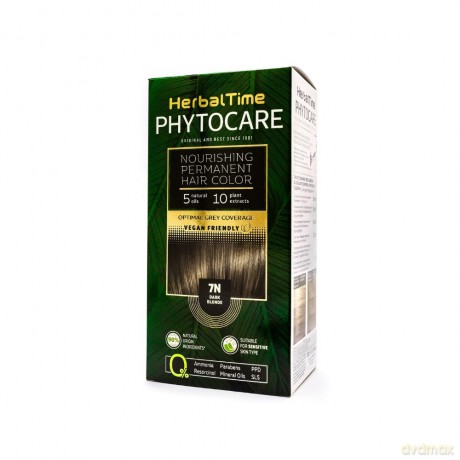 HERBAL TIME Phytocare Farba do włosów naturalna 7N Dark Blonde