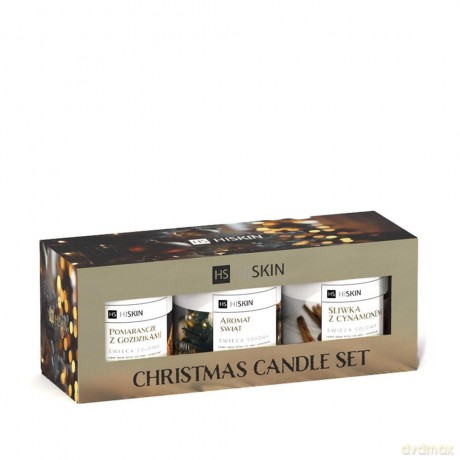 HISKIN Zestaw Candle set 3 x świeca sojowa 100ml