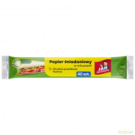 JAN NIEZBĘDNY Papier śniadaniowy w arkuszu 1op.-40szt
