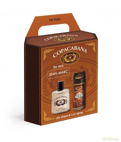 JEAN MARC Copacabana Zestaw prezentowy męski - dezodorant 150 ml + woda po goleniu 100 ml