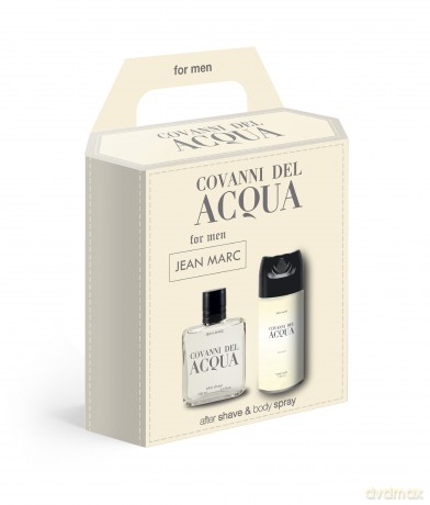 JEAN MARC Covanni Del Acqua Zestaw prezentowy męski - dezodorant 150 ml + woda po goleniu 100 ml