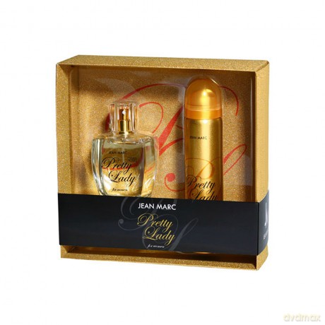 JEAN MARC Pretty Lady Zestaw prezentowy damski - woda perfumowana 100 ml + dezodorant 75 ml