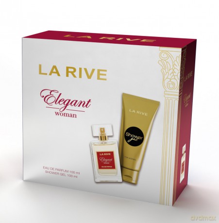 LA RIVE Woman Zestaw prezentowy Elegant (woda toaletowa 100 ml + żel pod prysznic 100 ml)